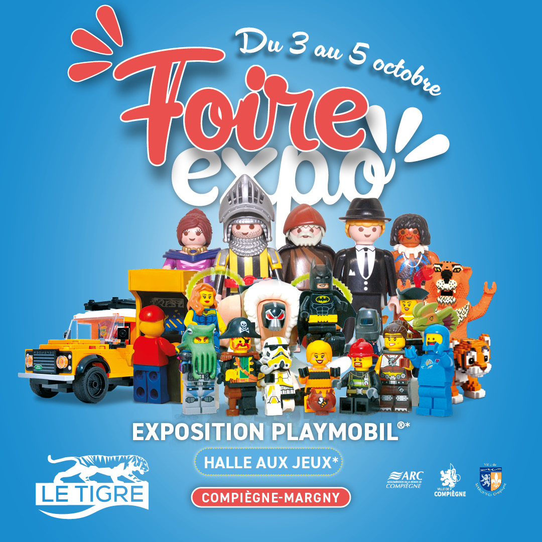 foire expo 2025 : exposition playmobil